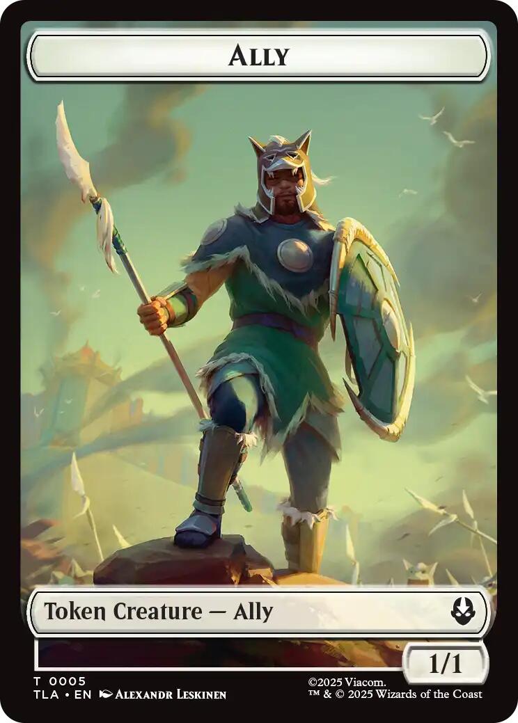 Ally (0005) // Clue (0014) Double-Sided Token [Avatar: The Last Airbender Tokens] - Destination Retro
