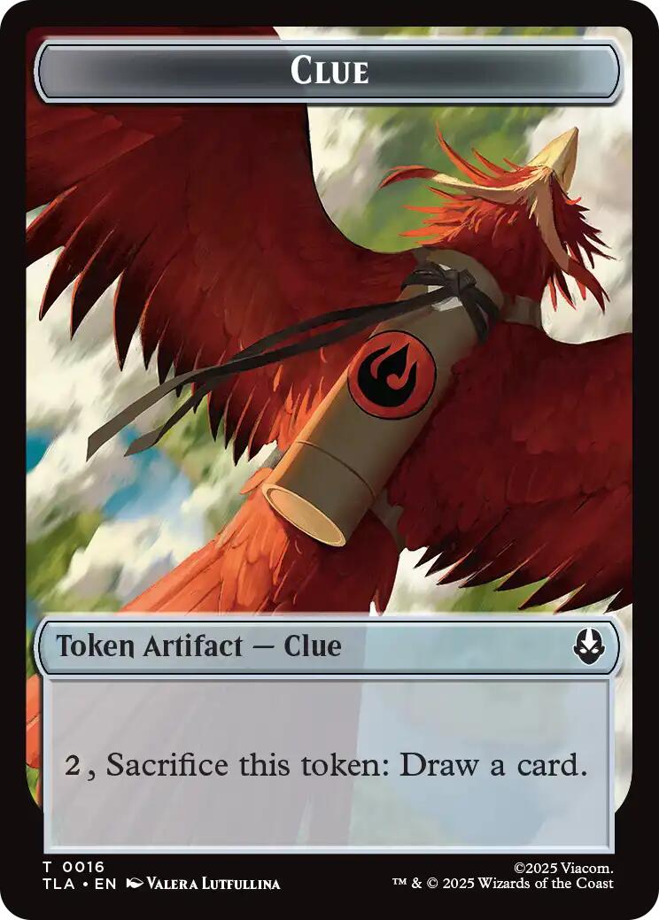 Ally (0008) // Clue (0016) Double-Sided Token [Avatar: The Last Airbender Tokens] - Destination Retro
