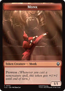 Monk // Food (0021) Double-Sided Token [Avatar: The Last Airbender Tokens] - Destination Retro