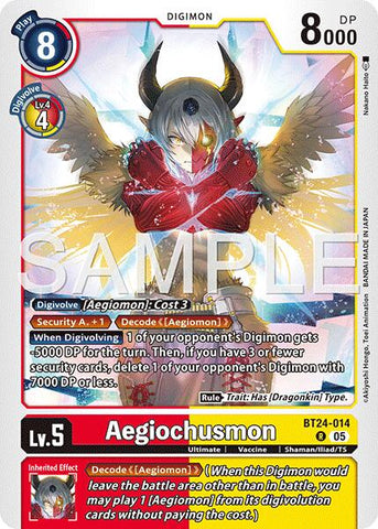 Aegiochusmon [BT24-014] [Time Stranger] - Destination Retro