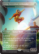 Aang, Ascendant Airbender - Serra Ascendant (Rainbow Foil) [Secret Lair Drop Series] - Destination Retro