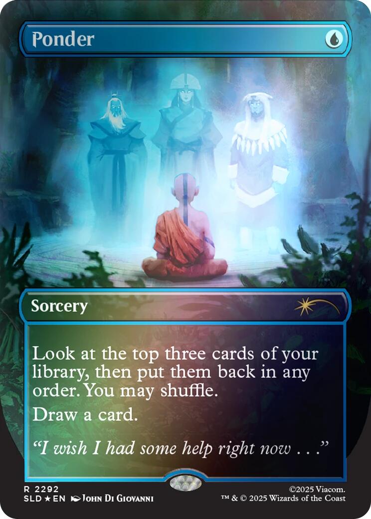 Ponder (2292) (Rainbow Foil) [Secret Lair Drop Series] - Destination Retro