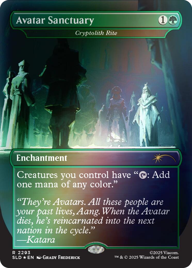Avatar Sanctuary - Cryptolith Rite (Rainbow Foil) [Secret Lair Drop Series] - Destination Retro