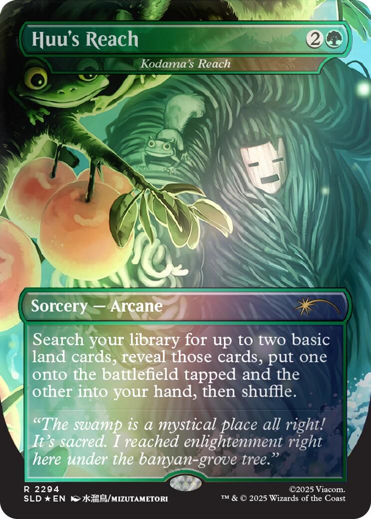 Huu's Reach - Kodama's Reach (Rainbow Foil) [Secret Lair Drop Series] - Destination Retro