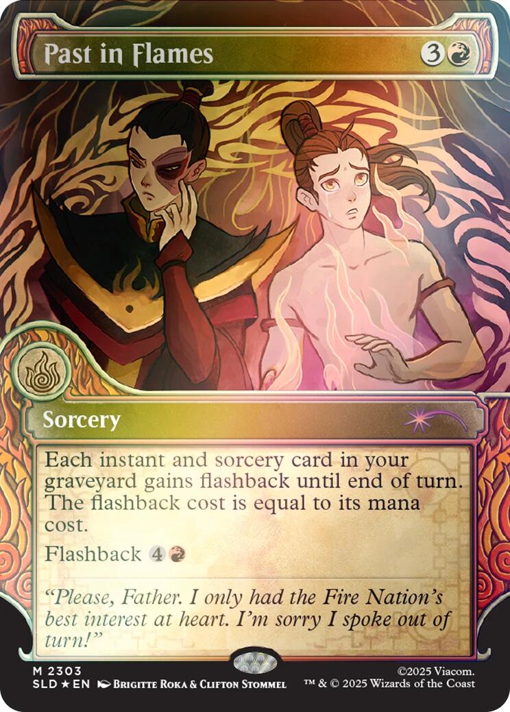 Past in Flames (Rainbow Foil) [Secret Lair Drop Series] - Destination Retro