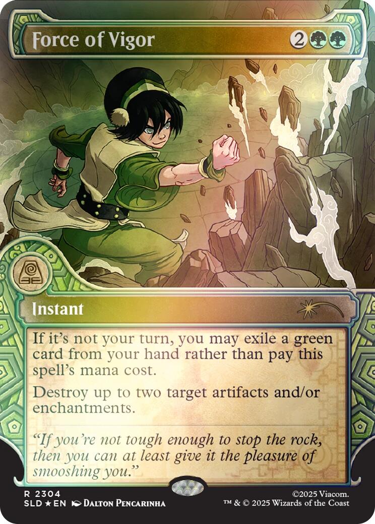 Force of Vigor (Rainbow Foil) [Secret Lair Drop Series] - Destination Retro