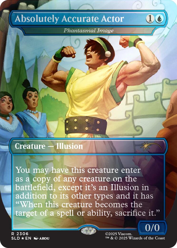 Absolutely Accurate Actor - Phantasmal Image (Rainbow Foil) [Secret Lair Drop Series] - Destination Retro