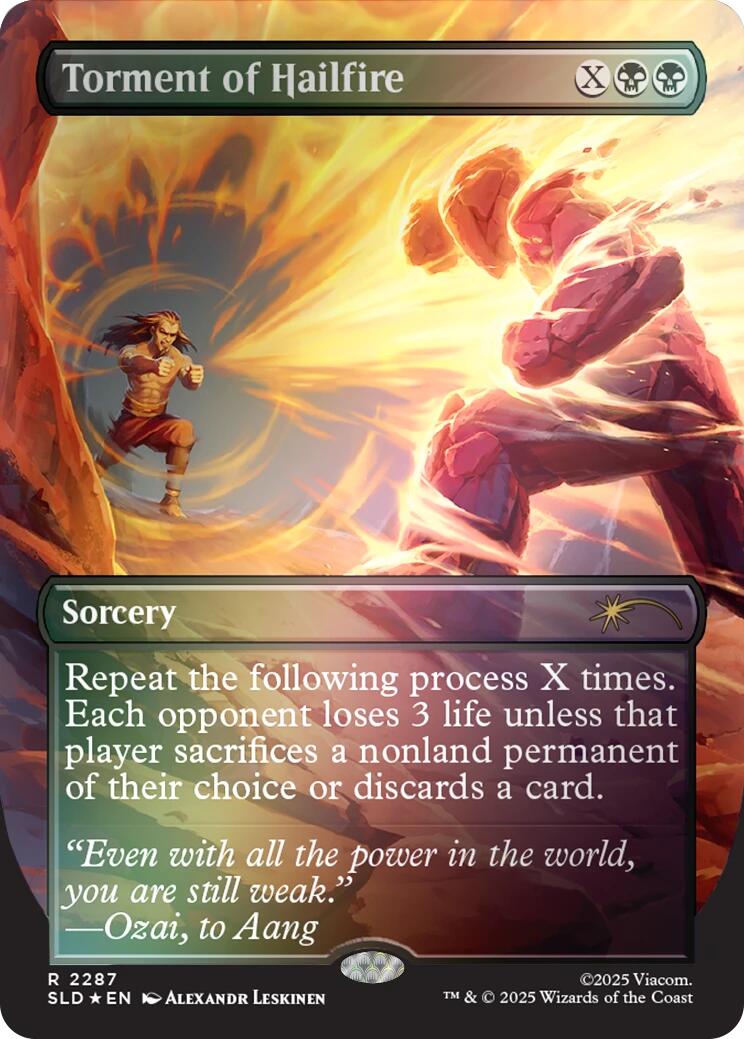 Torment of Hailfire (2287) (Rainbow Foil) [Secret Lair Drop Series] - Destination Retro