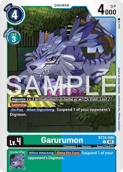 Garurumon [BT24-046] [Time Stranger] - Destination Retro