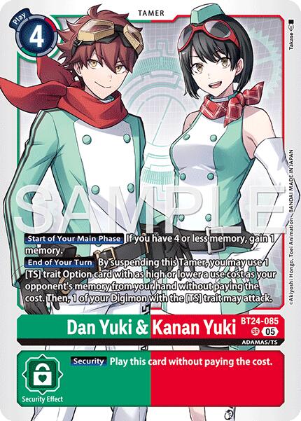 Dan Yuki & Kanan Yuki [BT24-085] [Time Stranger] - Destination Retro