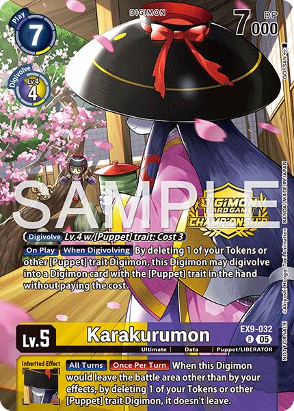 Karakurumon [EX9-032] (Championship 25-26 Season 2 Tamers Pack) [Versus Monsters] - Destination Retro