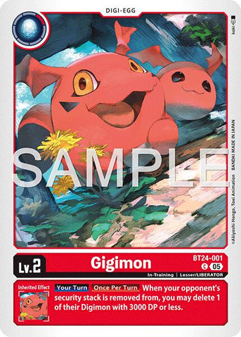 Gigimon [BT24-001] [Time Stranger] - Destination Retro
