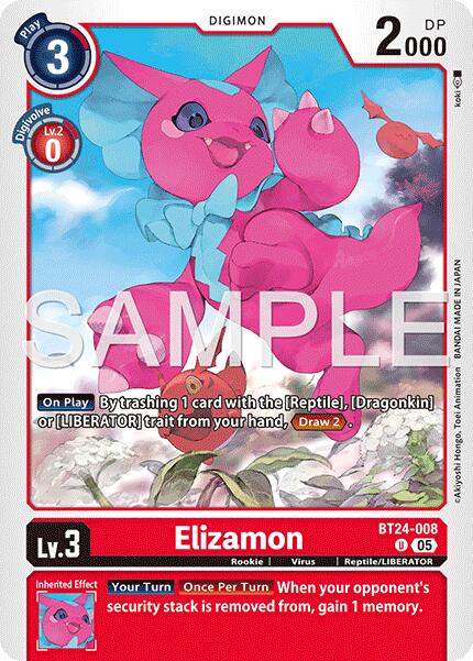 Elizamon [BT24-008] [Time Stranger] - Destination Retro