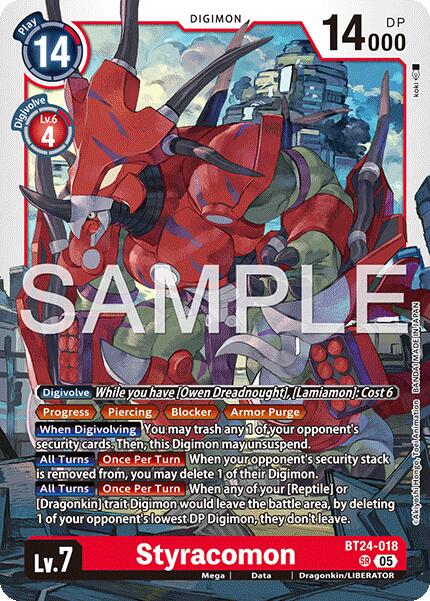 Styracomon [BT24-018] [Time Stranger] - Destination Retro