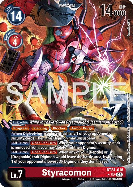 Styracomon [BT24-018] (Alternate Art) [Time Stranger] - Destination Retro