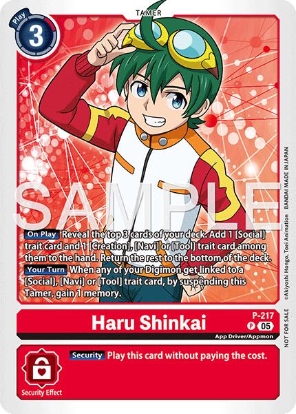 Haru Shinkai [P-217] (Official Store Tournament 2026 Vol. 1) [Promotional Cards] - Destination Retro