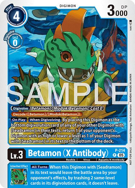 Betamon [P] (X Antibody) (Official Store Tournament 2026 Vol. 1) [Promotional Cards] - Destination Retro