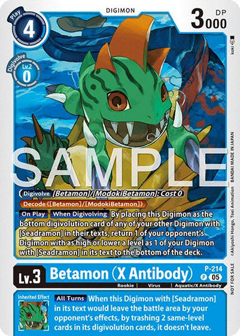 Betamon [P] (X Antibody) (Official Store Tournament 2026 Vol. 1) [Promotional Cards] - Destination Retro