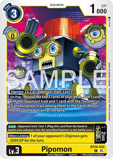 Pipomon [BT24-032] [Time Stranger] - Destination Retro