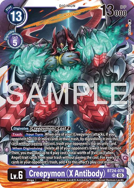 Creepymon [BT24-078] (X Antibody) [Time Stranger] - Destination Retro