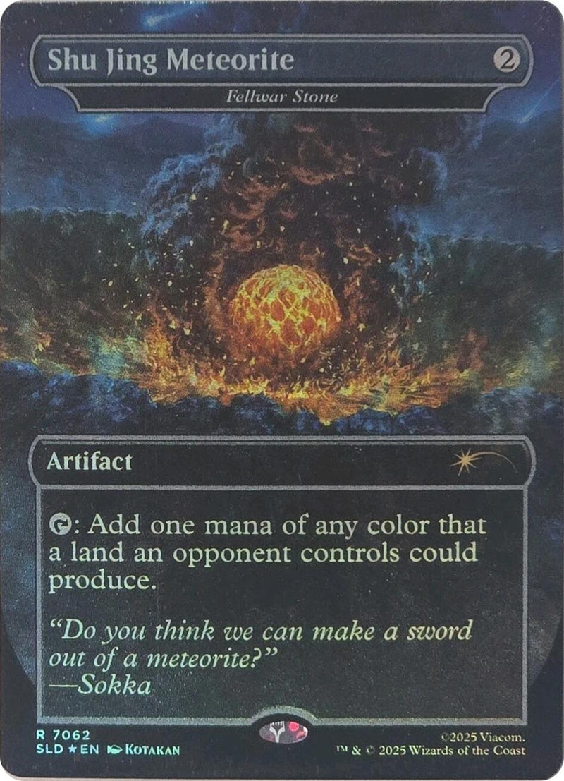 Shu Jing Meteorite - Fellwar Stone (Rainbow Foil) [Secret Lair Drop Series] - Destination Retro