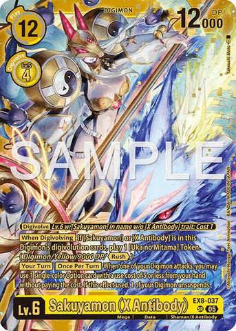 Sakuyamon [EX8-037] (X Antibody) (Alternate Art) [Starter Deck: Amethyst Mandala Advanced Deck Set] - Destination Retro