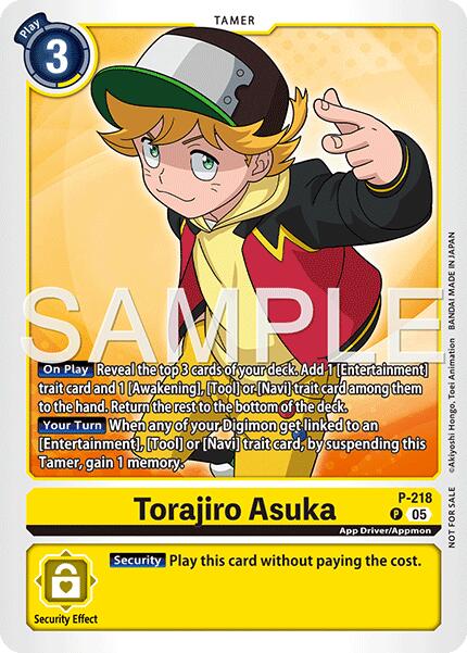 Torajiro Asuka [P-218] (Official Store Tournament 2026 Vol. 1) [Promotional Cards] - Destination Retro