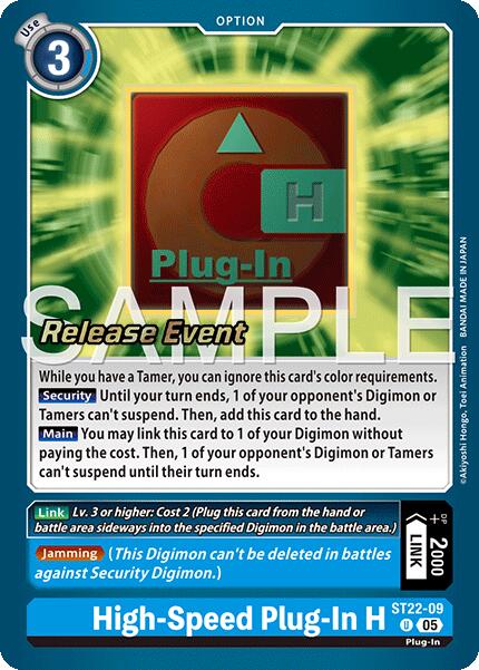 High-Speed Plug-In H [ST22-09] [Starter Deck: Amethyst Mandala Advanced Deck Set Release Event Cards] - Destination Retro