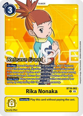 Rika Nonaka [BT19-083] (Alternate Art) [Starter Deck: Amethyst Mandala Advanced Deck Set Release Event Cards] - Destination Retro