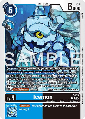 Icemon [P-215] (Official Store Tournament 2026 Vol. 1) [Promotional Cards] - Destination Retro