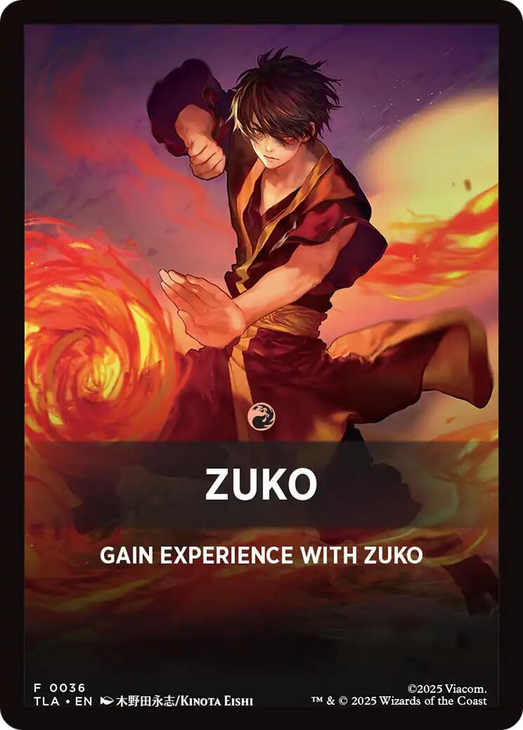 Zuko Theme Card [Avatar: The Last Airbender Tokens] - Destination Retro