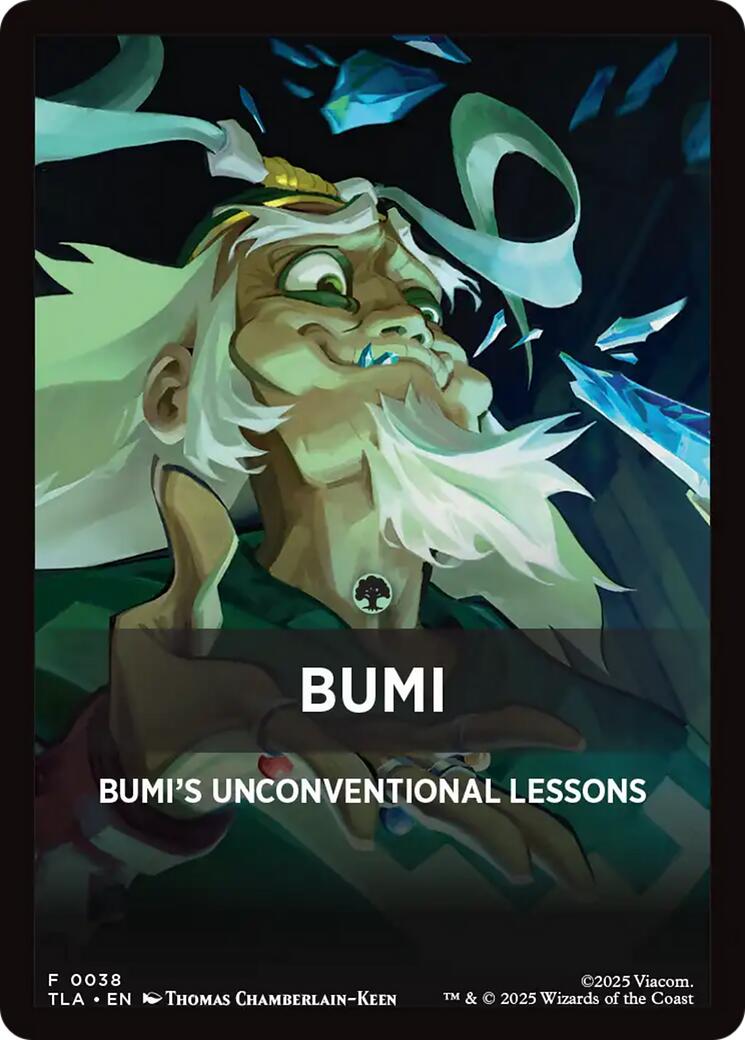 Bumi Theme Card [Avatar: The Last Airbender Tokens] - Destination Retro