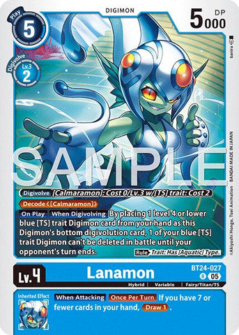 Lanamon [BT24-027] [Time Stranger] - Destination Retro