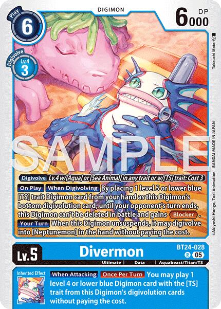 Divermon [BT24-028] [Time Stranger] - Destination Retro