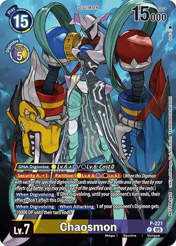 Chaosmon [P-221] (Time Stranger Box Topper) [Time Stranger] - Destination Retro
