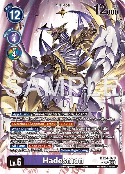 Hadesmon [BT24-079] (Alternate Art) [Time Stranger] - Destination Retro