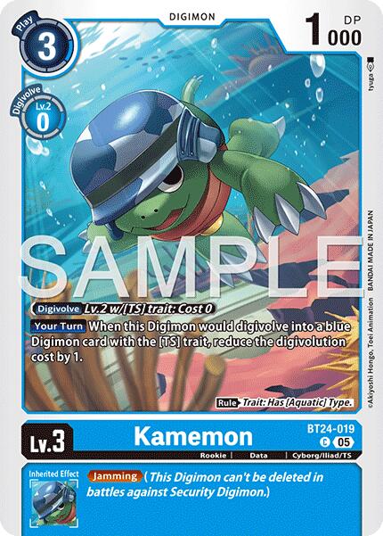 Kamemon [BT24-019] [Time Stranger] - Destination Retro