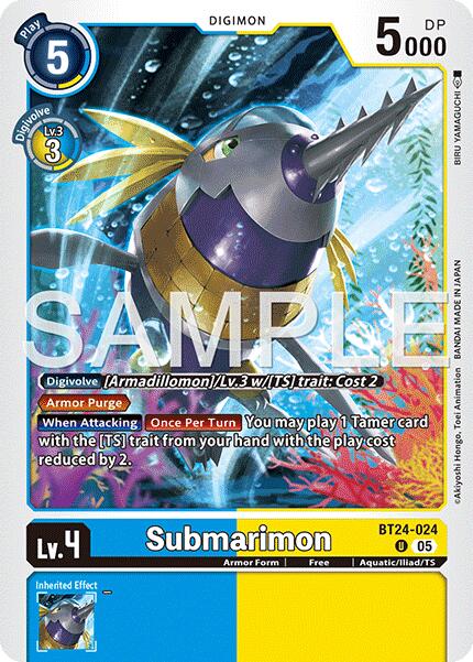 Submarimon [BT24-024] [Time Stranger] - Destination Retro