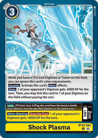 Shock Plasma [BT24-092] [Time Stranger] - Destination Retro