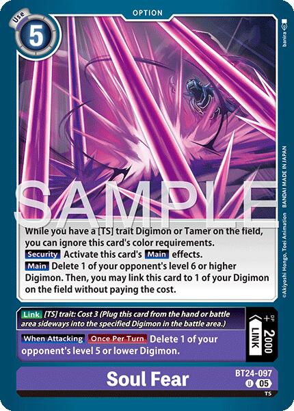Soul Fear [BT24-097] [Time Stranger] - Destination Retro