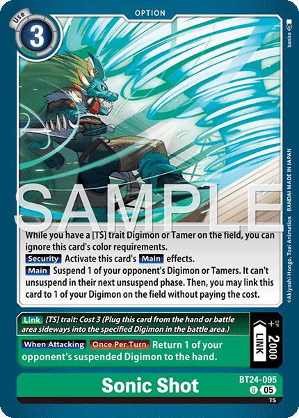 Sonic Shot [BT24-095] [Time Stranger] - Destination Retro