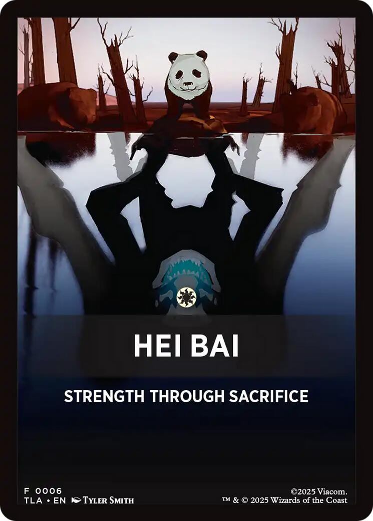 Hei Bai Theme Card [Avatar: The Last Airbender Tokens] - Destination Retro