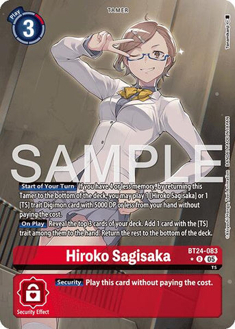 Hiroko Sagisaka [BT24-083] (Alternate Art) [Time Stranger] - Destination Retro