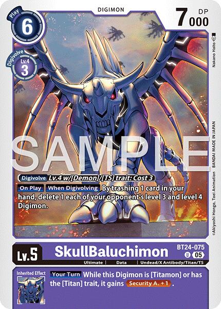 SkullBaluchimon [BT24-075] [Time Stranger] - Destination Retro