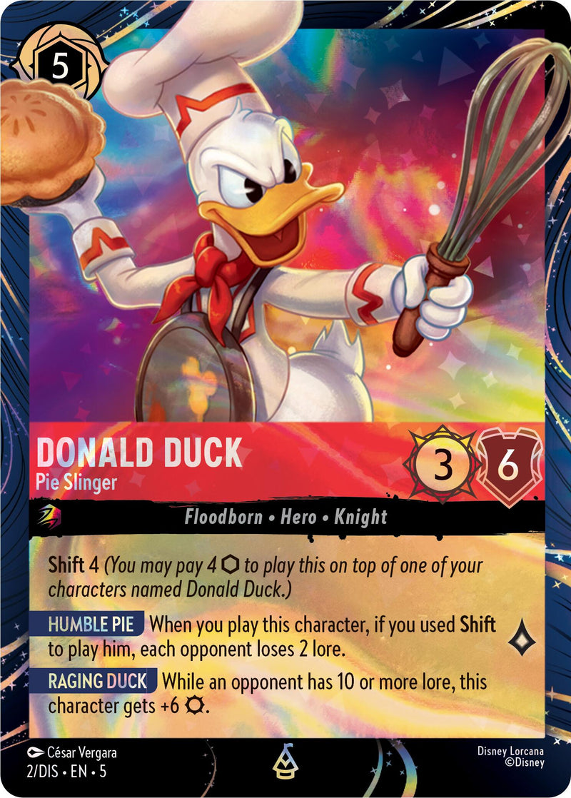 Donald Duck - Pie Slinger (2) [Promo Cards] - Destination Retro