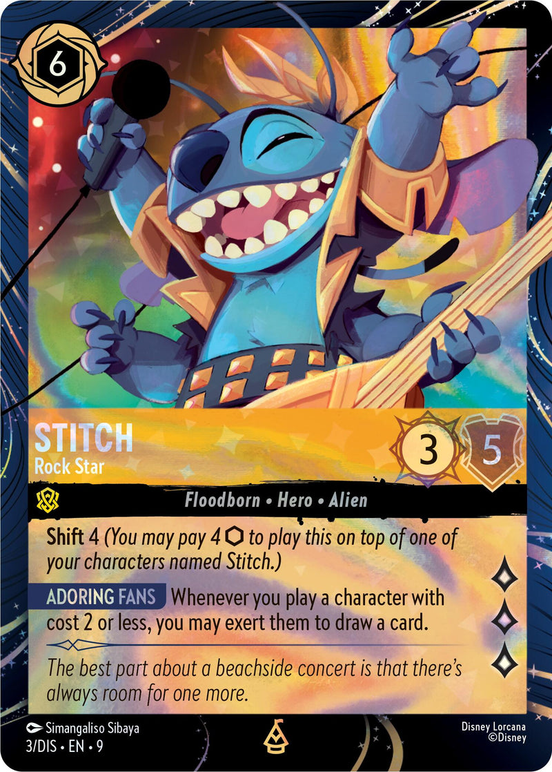 Stitch - Rock Star (3) [Promo Cards] - Destination Retro
