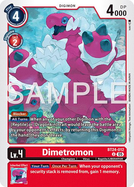 Dimetromon [BT24-012] [Time Stranger] - Destination Retro
