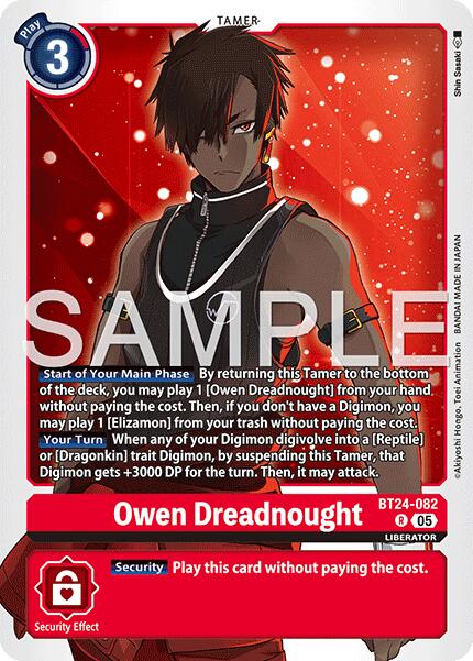 Owen Dreadnought [BT24-082] [Time Stranger] - Destination Retro