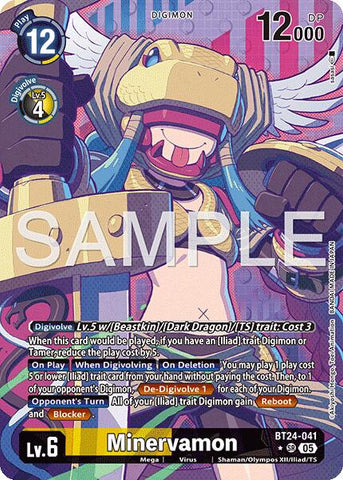 Minervamon [BT24-041] (Alternate Art) [Time Stranger] - Destination Retro