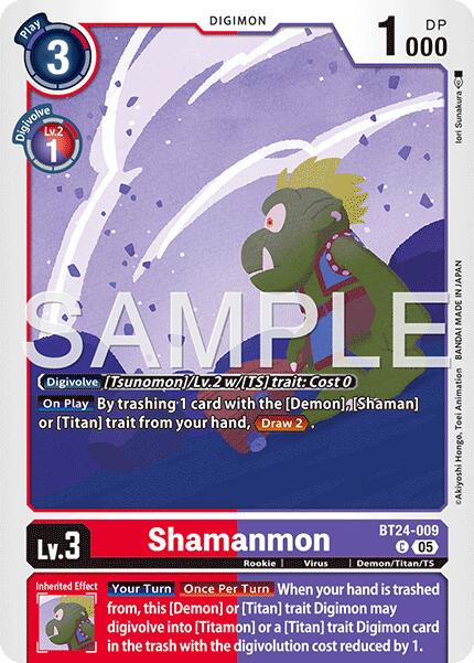 Shamanmon [BT24-009] [Time Stranger] - Destination Retro